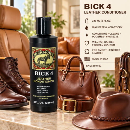 236ml Bickmore Bick 4 leather conditioner for smooth finished leather