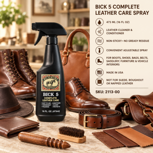 473ml Bickmore Bick 5 complete leather cleaner and conditioner spray