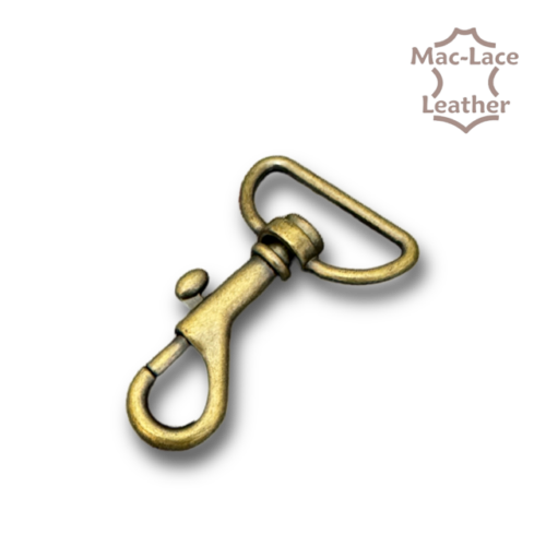 Swivel Snap Lightweight 25mm Antique Brass