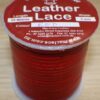Leather Red Lace 50m x 3mm