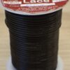 Brown Round Leather Lace 3 mm x 50m