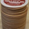 Round Natural Leather Lace 4mm x 50m