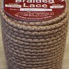 Braided Natural Leather-Cord 6mm x 25m
