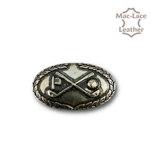 Concho Oval-Golf 34mm Nickel