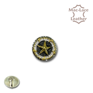 Concho Star 25mm Nickel & Brass