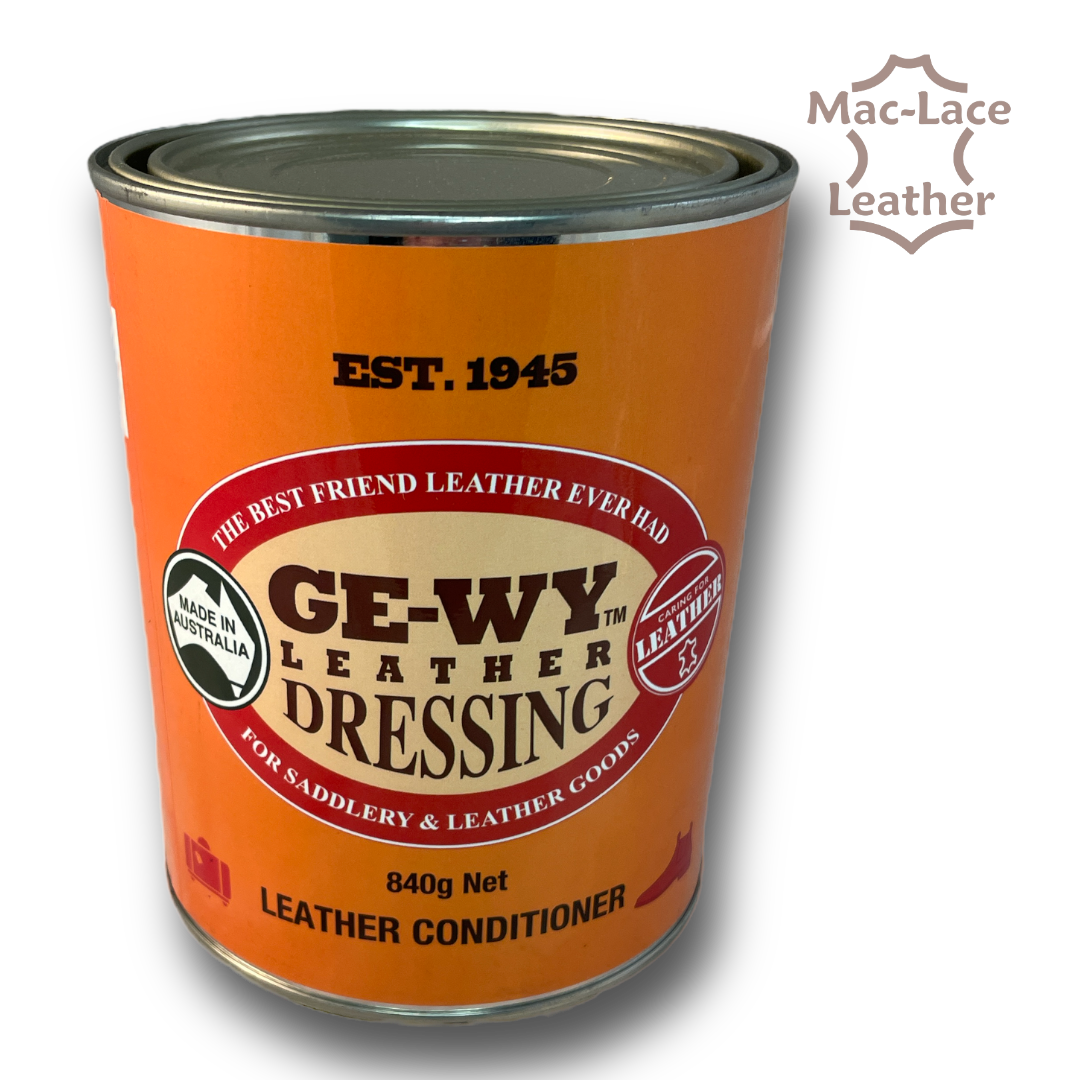 Ge-Wy Leather Dressing 840g made in Australia