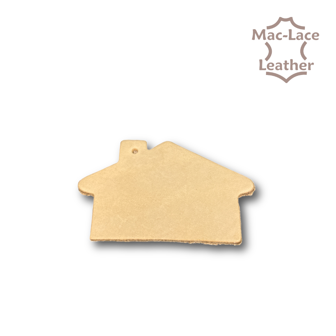 Leather House Key Tag