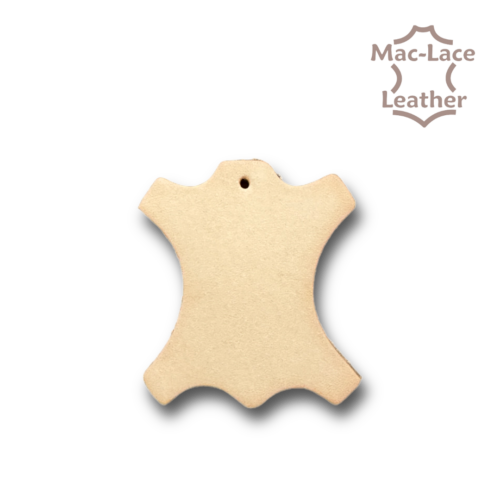 Leather Key Tag Hide Shape