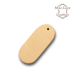 Leather Oblong Key Tag