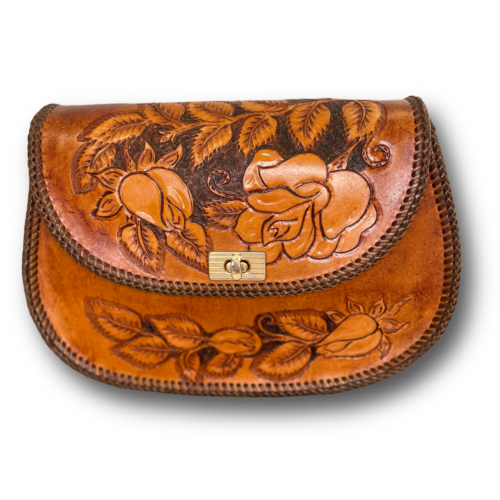 Leather Pre-Cut Shopper Handbag