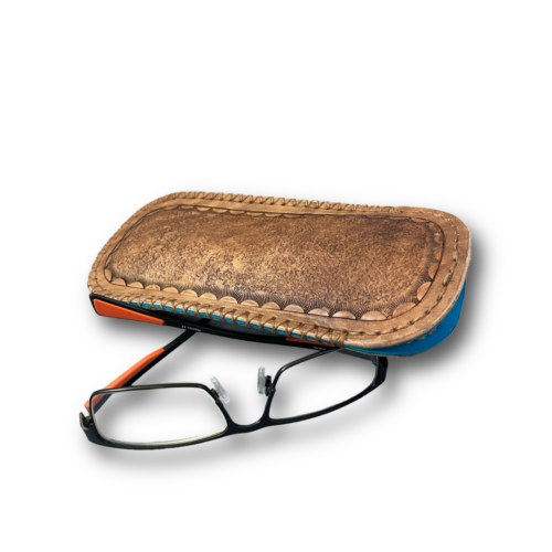 Leather Precut Eyeglasses Case