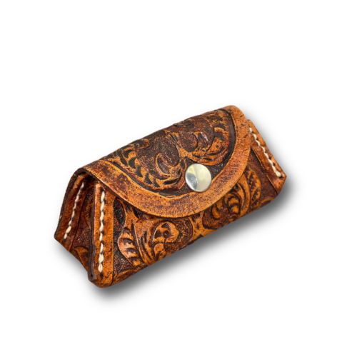 Small Leather Pre-Cut Coin Purse