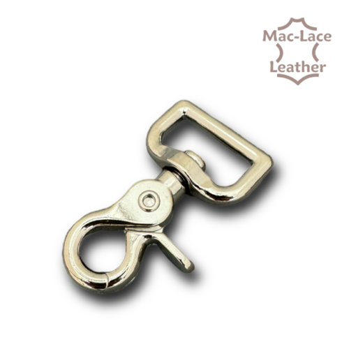 Swivel Snap Trigger 25mm Rectangular Nickel