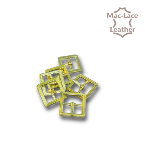 13mm Brass Buckles Pack of 6