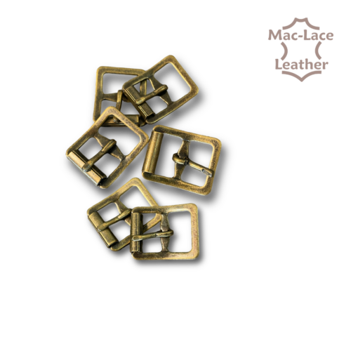 16mm Antique-Brass Shoe Buckles