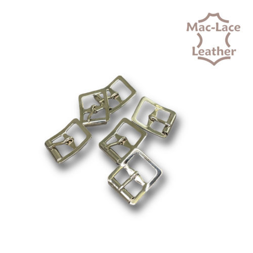 16mm Shoe Buckles 6-Pack - Nickel