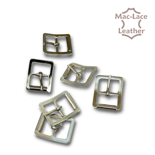 20mm Nickel Shoe Buckles, Mac-Lace Leather