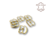 25mm Brass Buckles Pack of 6