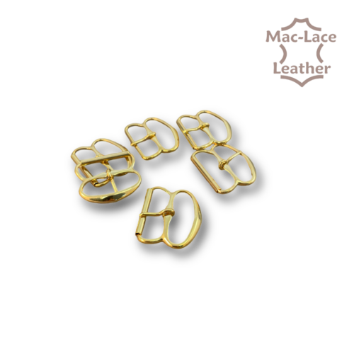 25mm Brass Buckles Pack of 6
