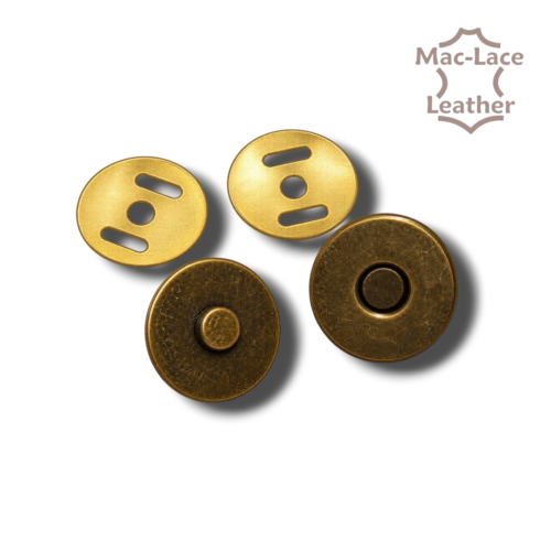 Magnetic Bag Clips Large Antique Finish for Leather Bags
