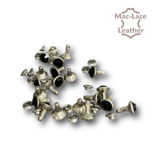 Crystal Rivets - Black