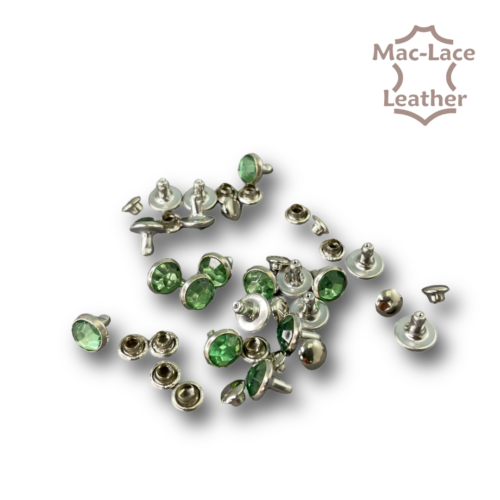 Crystal Rivets-Green