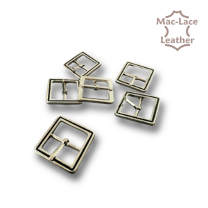 Small 21mm Nickel Buckles Pack of 6