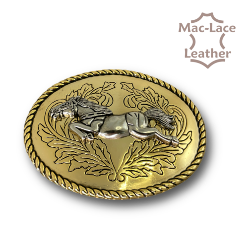 Trophy Buckle Running-Horse