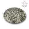 Trophy Buckle Silver Floral