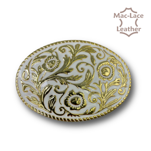 Trophy Buckle White Floral