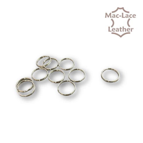 25mm Split Key-Ring Nickel Pack of 10