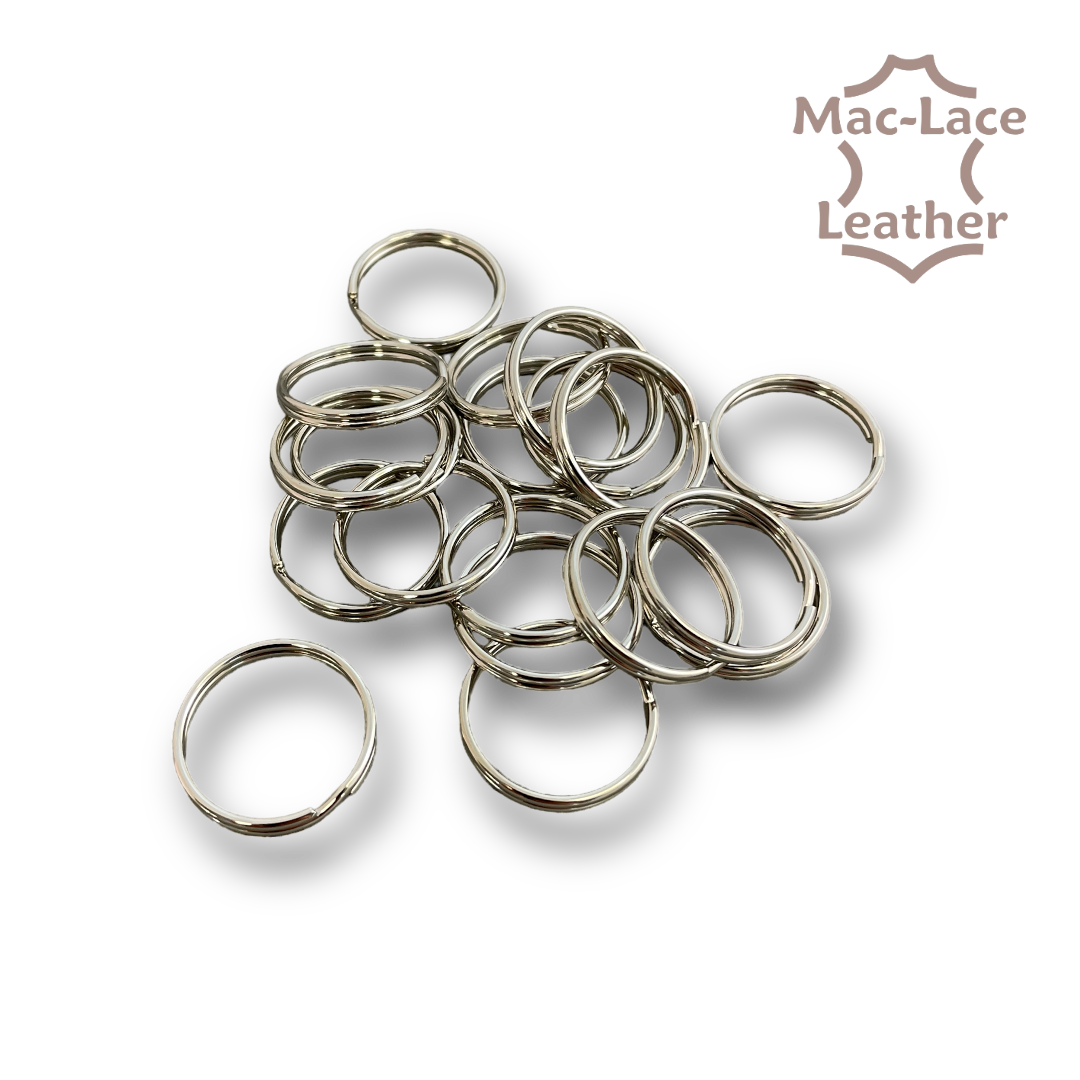 25mm Split Key-Ring Nickel Pack of 100