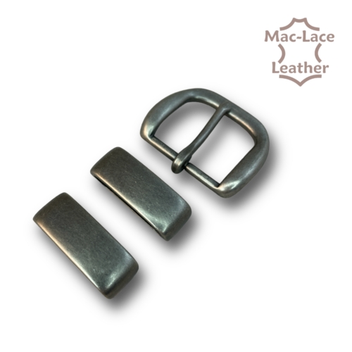 32mm Antique-Nickel Buckle Double Keeper