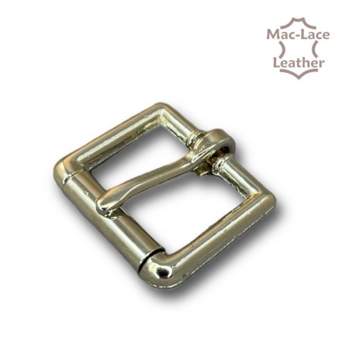 20mm Square Half-Roller Buckle - Nickel