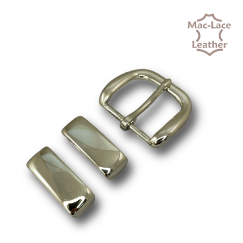 Buckle Set with Two-Keepers Nickel 32mm