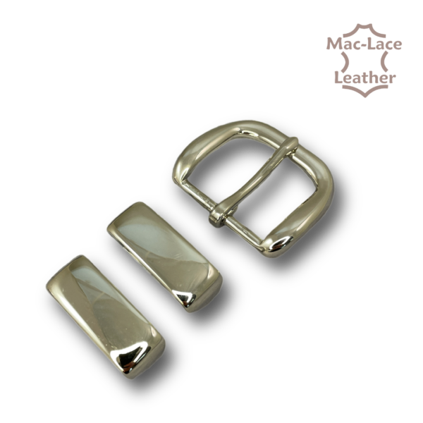Buckle Set with Two-Keepers Nickel 32mm
