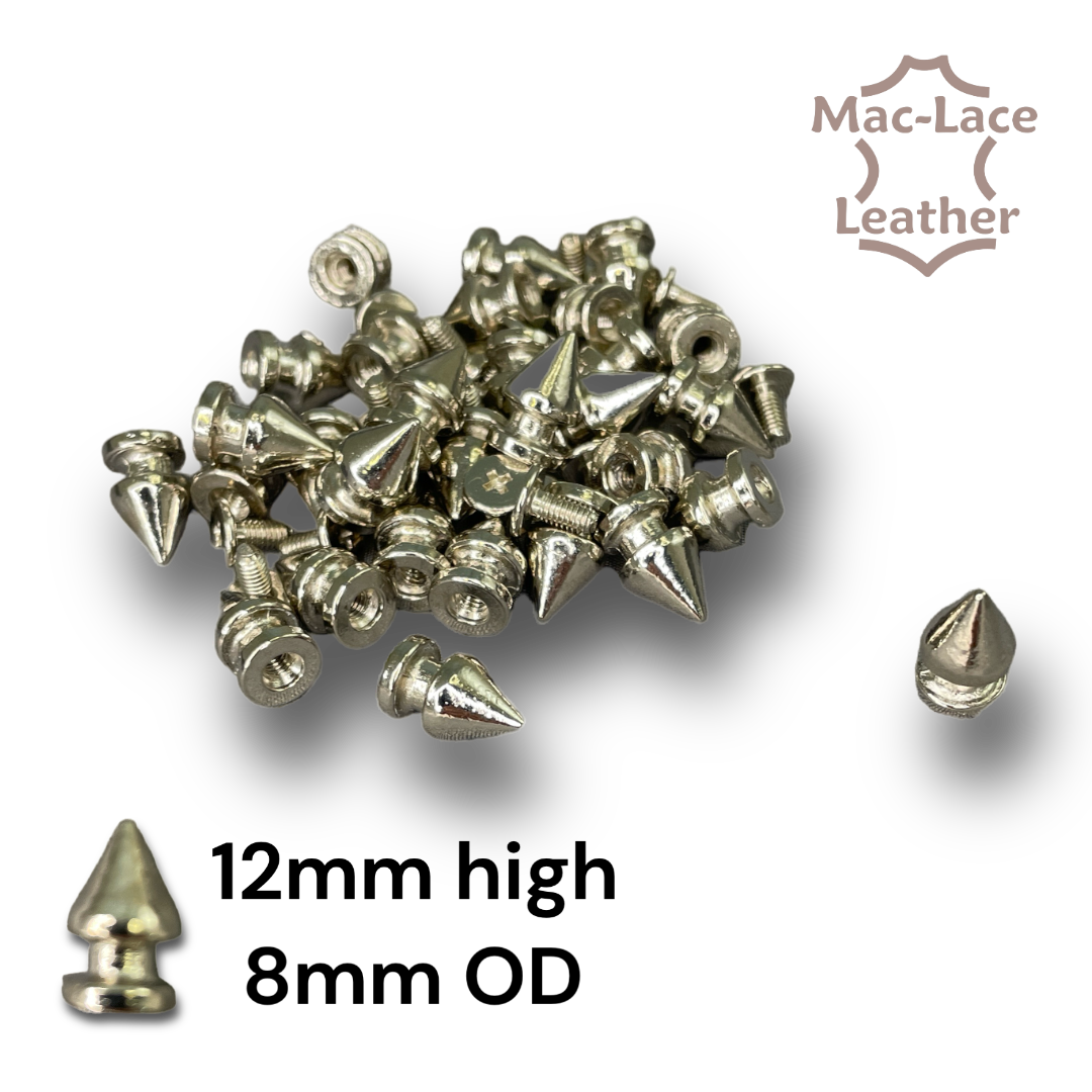 Dog Spikes Nickel Platted