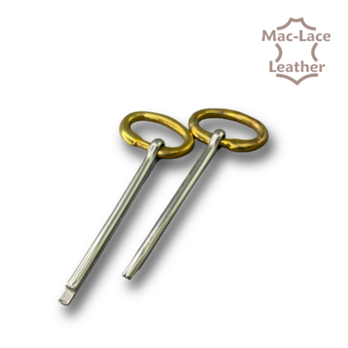 Fall Down Staples Brass Pack of 2