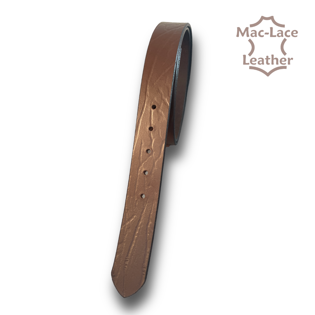 Leather Belt 32mm Tan Mustang - Long