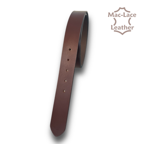 Leather Belt 38mm Burgundy - Long