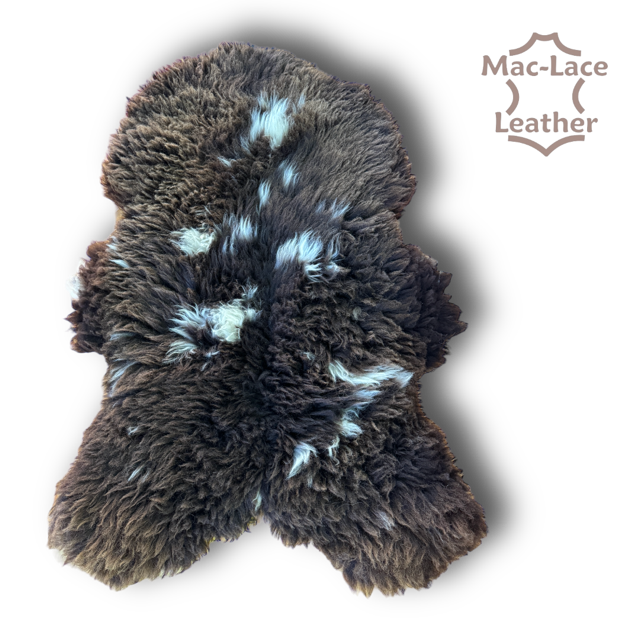 Woodland Sheepskin Brown-White Rug