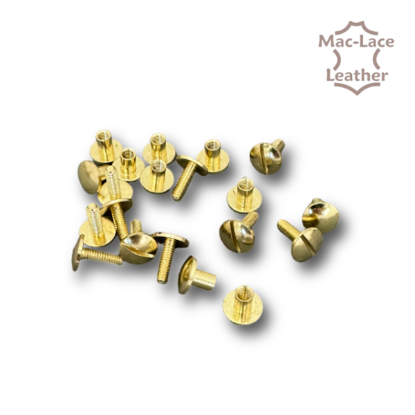 Chicago Screws 13mm Solid-Brass Pack of 10