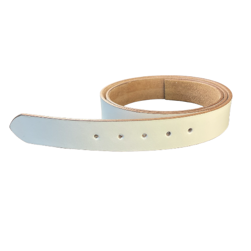 Leather Belt 38 mm White MacLace Leather Buy Online