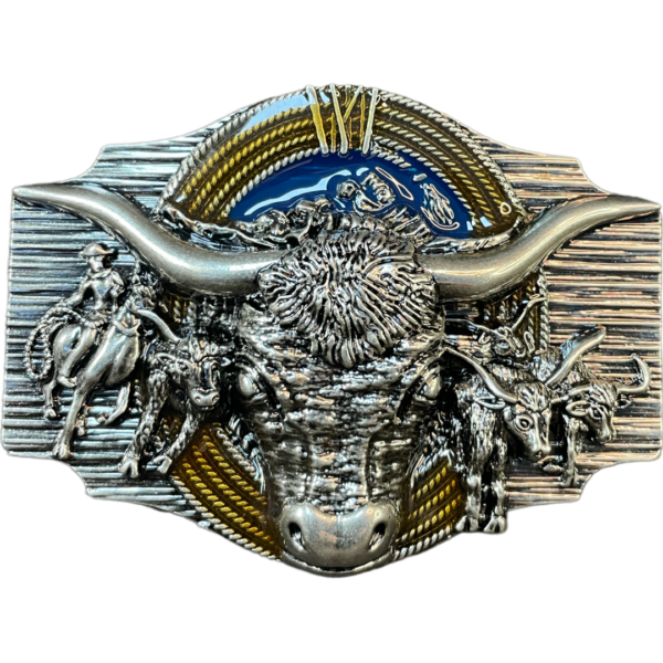 Trophy Buckle Longhorn Round Up Mac Lace Leather Buy Online