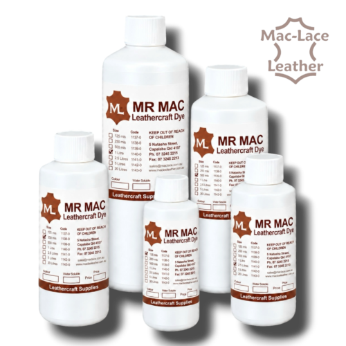MR MAC Leathercraft Dye water-soluble leather colour