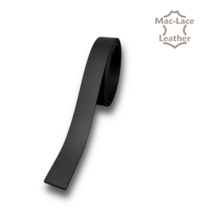 Chrome Buffalo Leather Belt Blanks Matt Black (3991-00)