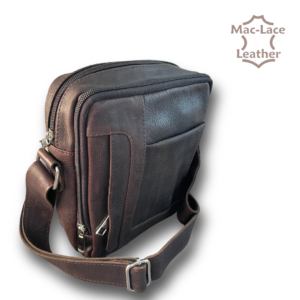 Brown Sling Bag with Adjustable Strap