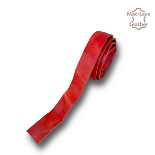 High End Red Blanks - Finest Italian Leather