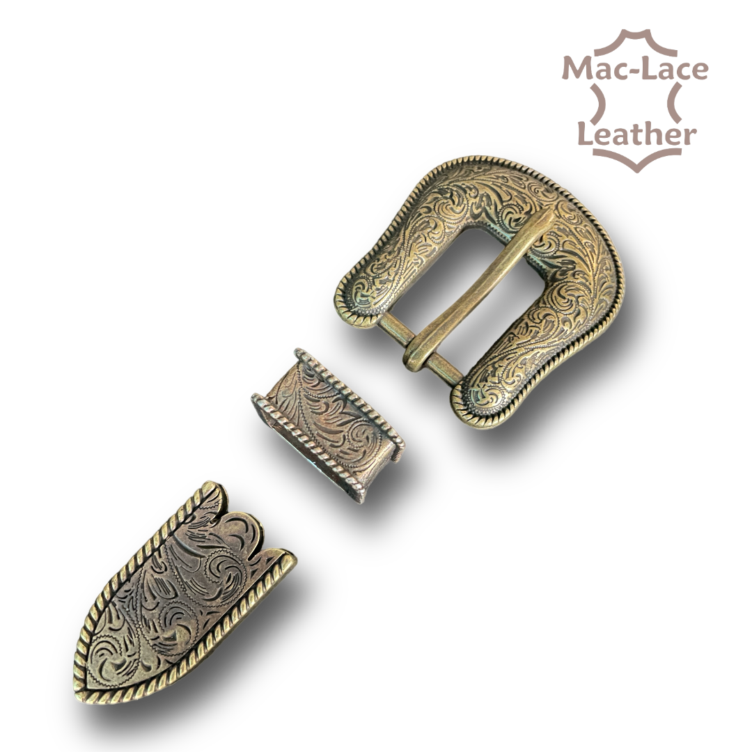 3-Piece 20mm Brushed Antique Brass