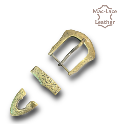 3 Piece 20mm Brush Antique Brass Leaf